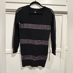BCBG sweater dress with sequins - worn a couple times but great condition!
